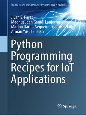 cover image of Python Programming Recipes for IoT Applications